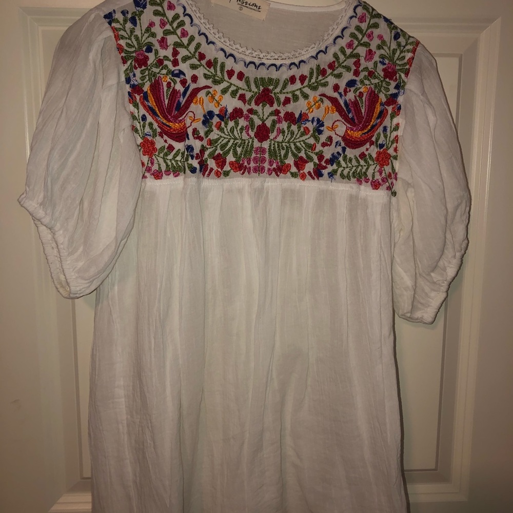 Floral && festive top